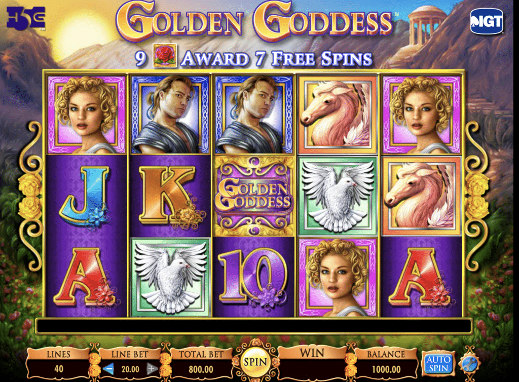Spilleautomat Golden Goddess